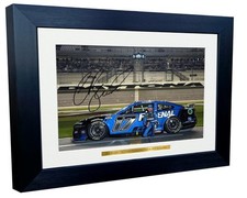 2024 Daytona Chris Buescher NASCAR Mustang Photograph Picture Signed Autographed
