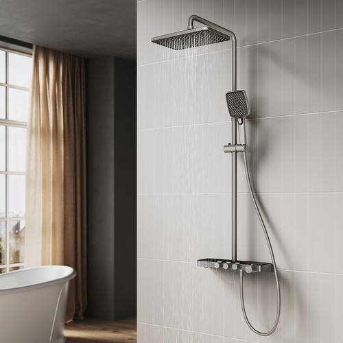 Bathroom thermostatic shower - bathroom,