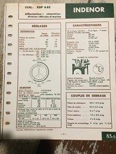 Indenor XDP 6.85 Technical