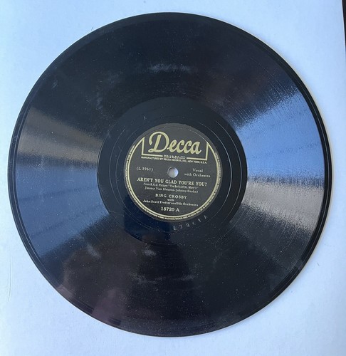 Bing crosby aren you glad - aren't,