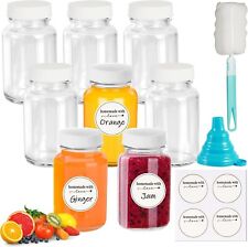 8X Juice Bottles 3.5oz 100ml