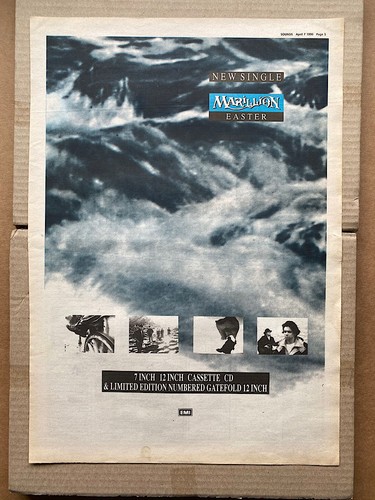 Marillion easter poster sized - marillion,