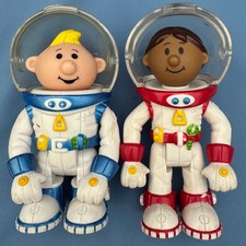 Lunar Jim Figures (Jim and Ripple) - cbeebies 2005 Mattel.