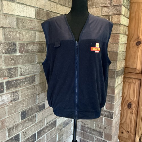 Royal mail fleece vest - royal, navy