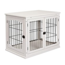 Wooden Dog Crate End Table Pet