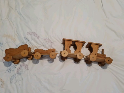 Vintage wooden train and - train,