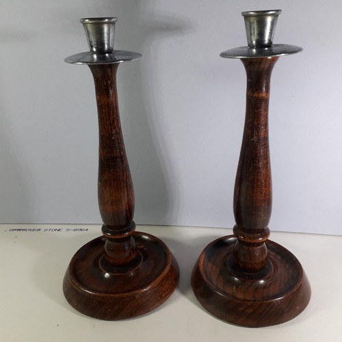 Pair vintage wood and - pair,
