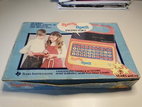 Speak spell vintage 1978 - speak,