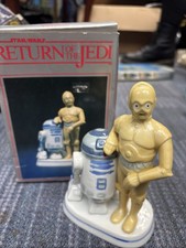 Vintage Star Wars Sigma C-3PO & R2-D2 Statue Figure Return of the Jedi Box 1983