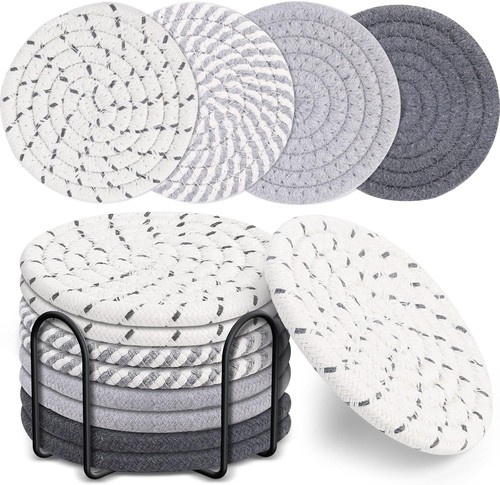 Mckanti 8pk woven coasters - 8pk,