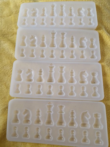 Silicone chess mould - silicone, for
