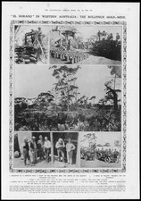 1910 Antique Print - WESTERN AUSTRALIA Bullfinch Gold Ore Mine El Dorado (409)
