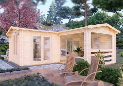 Suzy log cabin - log,