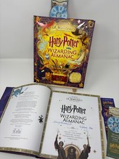The Harry Potter Wizarding Almanac Rowling SIGNED 1st EDITION + 2 RARE BOOKMARKS