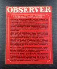 Observer Magazine: The Sad Society by Ken Martin, Elephants, 10th August 1969