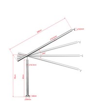 Stainless steel handrail