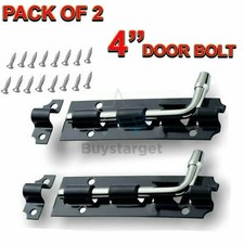 2x Heavy Duty 4"Tower Bolt