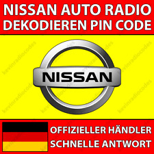 ✅NISSAN RADIO DECODING PIN