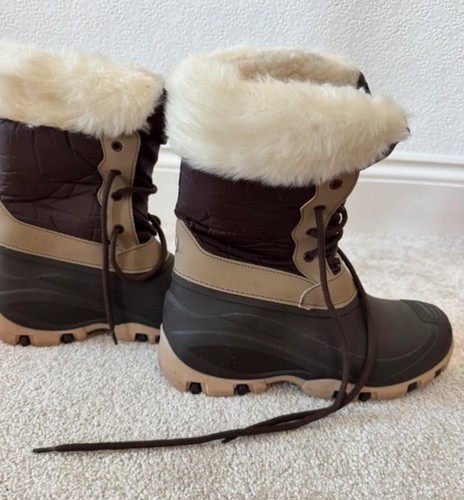 Women brown winter boots - women's,