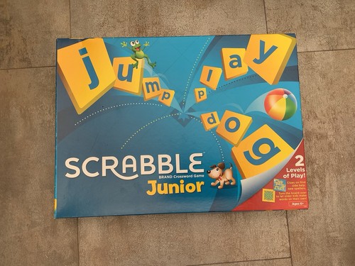 Scrabble junior board - scrabble, game