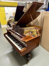 Haake Antique Grand Piano With Ornate Polished Rosewood Case C.1890