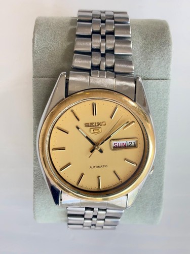 Seiko automatic gold dial - seiko,