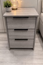 Handmade Grey Bedside Table 3