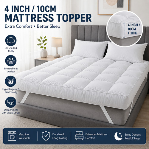 Mattress topper inch 10cm - mattress,