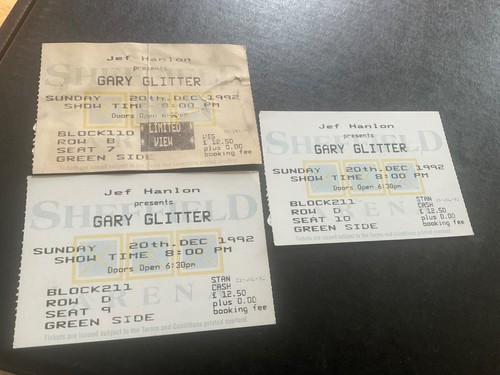 Gary glitter 1996 concert - gary,