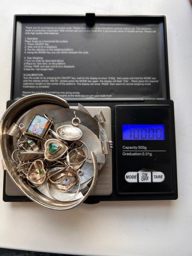 Sterling silver scrap jewelry - silver,
