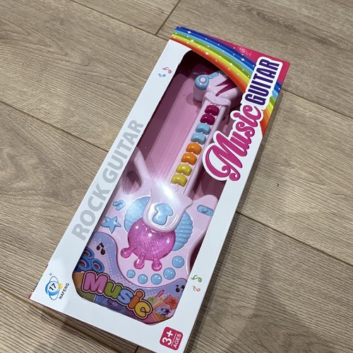 Musical guitar toy pink - pink, kids