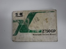 KAWASAKI GPZ750 A1 / Z750GP / ZX750 A1  Owner's Manual 1982