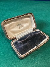 Antique wristwatch leather box - antique,