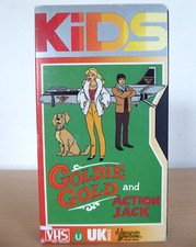 Goldie Gold And Jack Action VHS Video Hanna Barbera Kids Cartoon 1985 RARE
