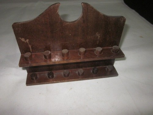 Wooden thimbles display stand - wooden,