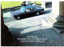 Daimler 4.2 & Double Six Vanden Plas 1976-77 UK Market Sales Brochure Jaguar XJ
