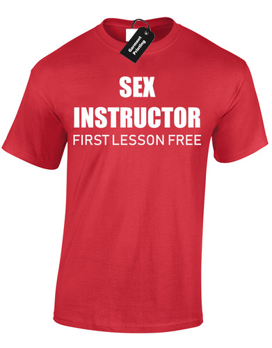 Sex instructor mens shirt - sex,