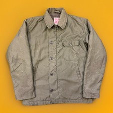 Genuine - Original USN A2 Deck Jacket Permeable Cold Weather - Medium