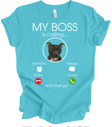 Funny pitbull dog calling - funny,