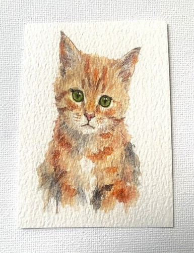 Original hand painted aceo - hand,