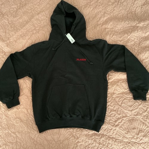 Xlarge hoodie black - red, logo