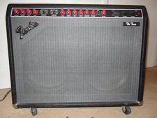 Fender "The Twin" Red Knob 100/25W 2x12" Valve / Tube Guitar Combo Amp Amplifier