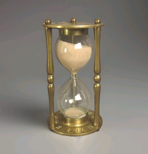 Vintage brass sand - brass, egg