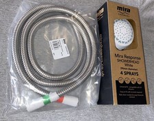 Mira Response Shower Head + EXTRA LONG 2m Hose SEALED - Buy It Now £49.95