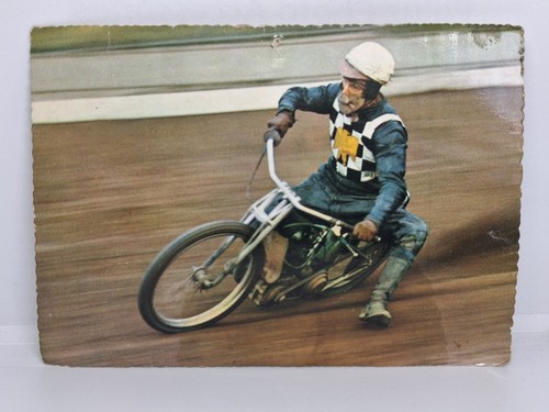 Vintage postcard speedway - vintage,