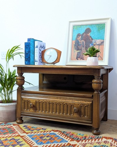 Vintage ercol media corner - tv,