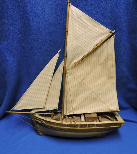 Vintage handmade wooden model - vintage,
