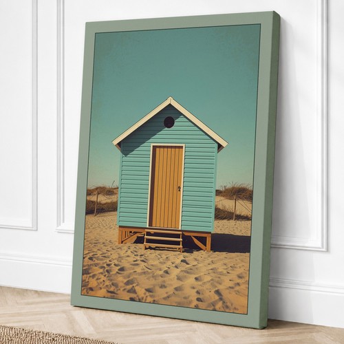 Solitary beach hut coastal - solitary,