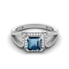 Natural London Blue Topaz