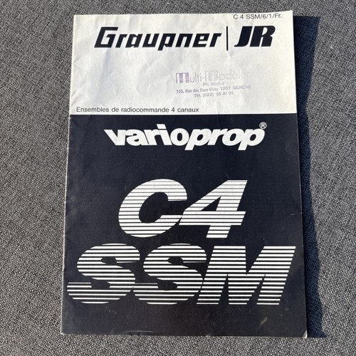Graupner ssm manual - c4,